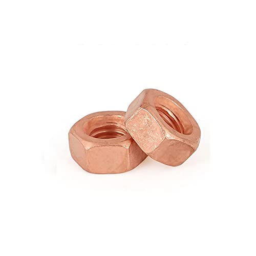 MAHZA Inserir tampa de parafuso de porca de cobre Red cobre hexagonal porca)