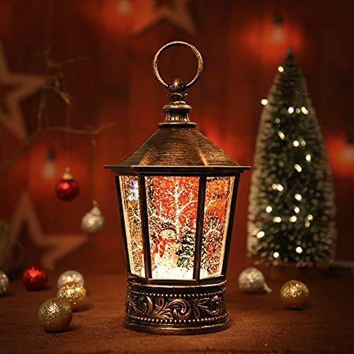 Lanternas de Natal Globos de neve, Christma Decorações -Decoração de Home Adequado para Pátio ao