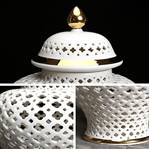 Frascos de cerâmica, frasco de chá, frascos de armazenamento em estilo chinês, jarra de cerâmica