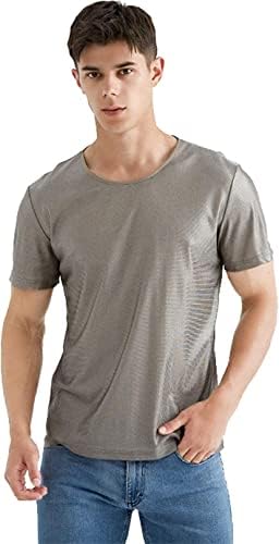 Darzys EMF Anti-radiação Roupas, camiseta anti-arranha para homens, roupas masculinas descontraídas, proteção contra