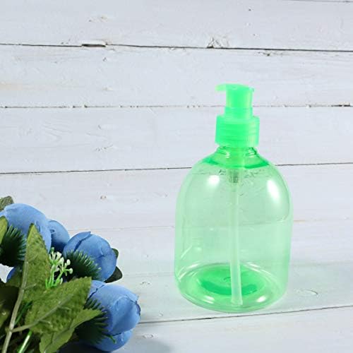 Dispensador de shampoo de zerodeko 6pcs garrafas de bomba vazias loção reabastecida garrafa manualmente