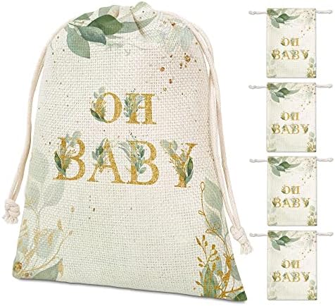 Sacos de festas de chá de bebê favorecem as sacolas, suprimentos, suprimentos, decorações, 5 bolsas de presente