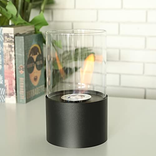 JHY Design comprimido Pote de tigela de incêndio 11.5''H Lareira de mesa portátil-Bio-Bio-etanol