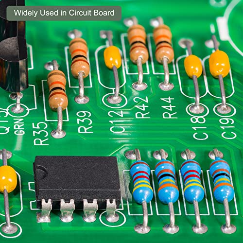 Yokive 30 PCS Resistores de filmes de metal, resistor de 680 ohm com tolerância a 2W 1%, chumbo, bom para