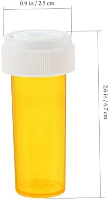 Escebada 12pcs transparente caixa de comprimidos de viagem recipientes mini recipientes mini acessórios