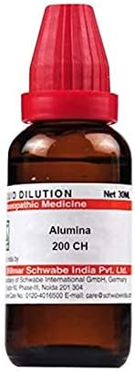Dr. Willmar Schwabe India Alumina Diluição 200 CH garrafa de 30 ml de diluição