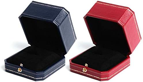 Seewood AG205 Design vintage Caixa de anel de luxo de luxo suporte de noivado perfeita caixas
