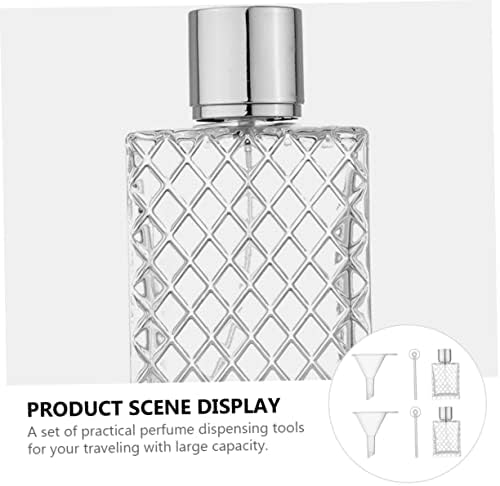 Doitool 1 Definir garrafa de perfume transparente recipiente de recipiente garrafas de spray para óleos
