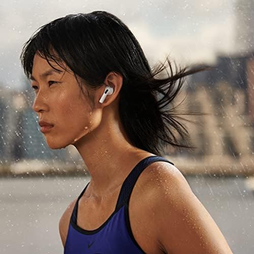 Apple AirPods sem fio fones de ouvido com estojo de carregamento de raios. Resistente ao áudio, suor e água,
