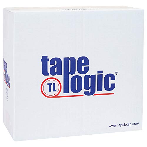 Tape Logic® Fita de vedação de caixa pré-impressa, pare se o selo estiver quebrado. , 2,2 mil, 2 x 55 jardas, vermelho/branco, 36/caso