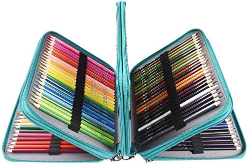 Shulaner 184 Slots Caso lápis Caso de grande capacidade Organizador de lápis portátil portátil para lápis de