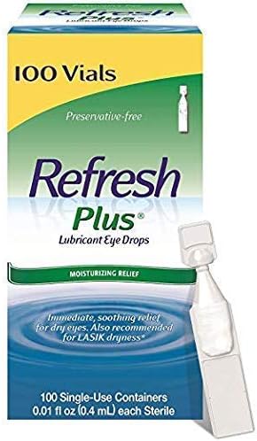 Atualizar e colírio de lubrificante relevo duradouro mais proteção para olho seco leve a moderado -200 frascos