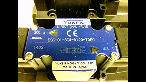Continental Hydraulics DVS50M-3F, válvula de controle direcional DVS50M-3F com número da peça anexada DSG-01-2B2-A120