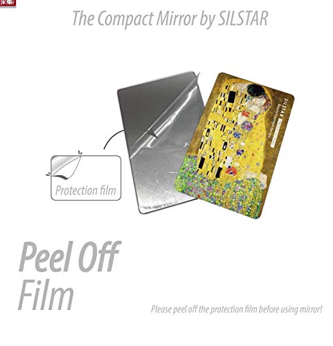 Espelho de cartão compacto profissional Silstar, espelho de maquiagem acrílica inquebrável, espelho de vaidade 105