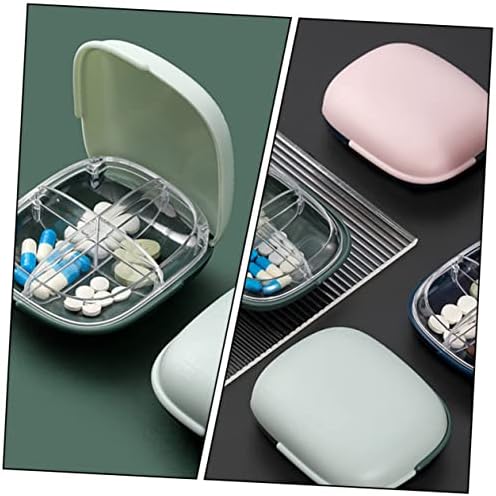 Mini recipientes de cura 1PC Caixa de flip -flip caixa de armazenamento externo caixa de armazenamento
