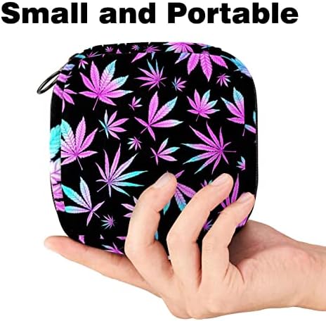Purple Cannabis Weed deixa bolsa de armazenamento de guardana