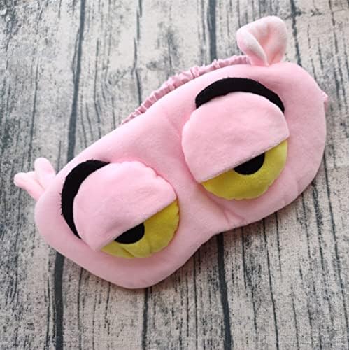 Máscara de sono para os olhos de sapo 3D fofo, capa de olhos de olho de sapo engraçado para crianças