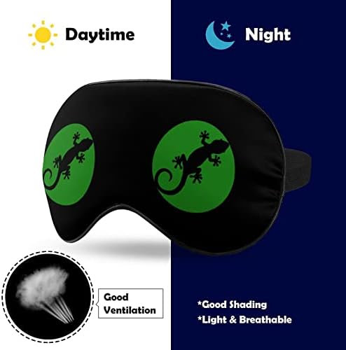 Máscaras para os olhos macios de Gecko com cinta ajustável confortável de uma venda de venda para