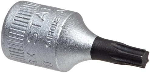 Stahlwille 01350027 Sockets de chave de fenda para parafusos Torx Inside, tamanho T27, acionamento