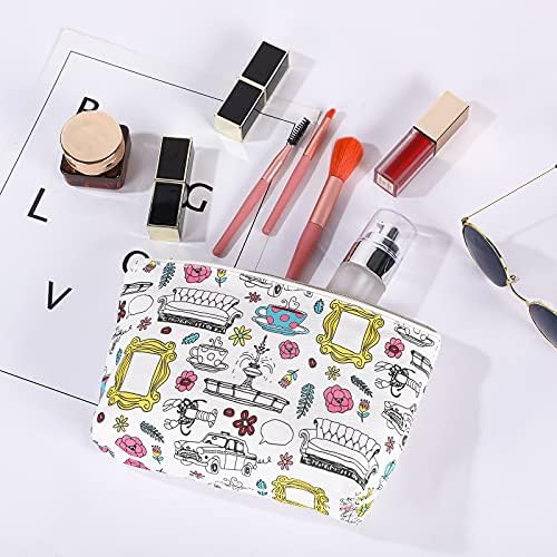 TV SHOW Merchandise Makeup Bag icônico símbolos de zíper, bolsa de higiene pessoal, bolsa de zíper, bolsa