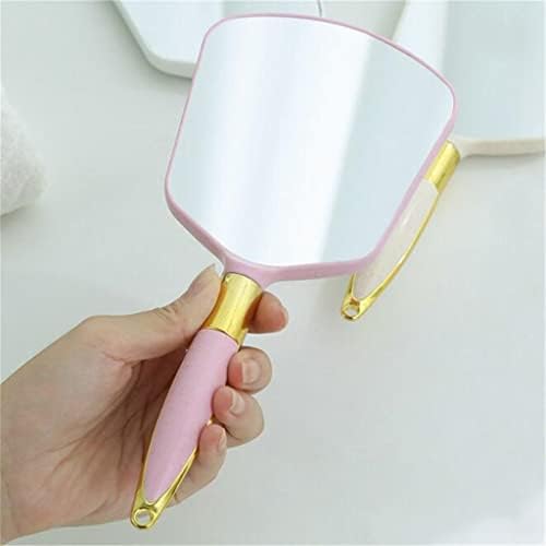 Iolmng handheld maquiagem espelho de cômoda compacta espelho de maquiagem caseira espelho (cor: a,