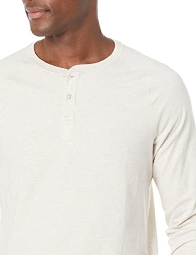 Essentials Men Slim-Fit Sleeve Henley Shirt