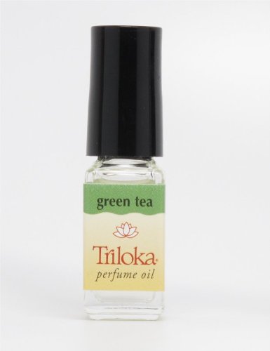 Chá verde - óleo de perfume triloka - 1/8 onça de garrafa