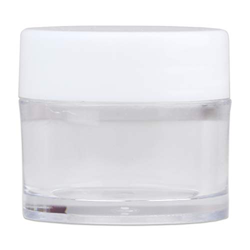 Beauticom 7 grama / 7 ml de espessura à prova de vazamento redondo, frascos de acrílico transparente