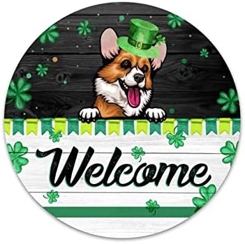 Coonhound redond metal sinal de metal decoração irlandesa coonhound sinais de grinaldas de metal bem